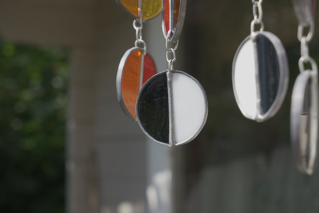 Halfcircle Suncatcher Blue/Green/Yellow/Orange/B&W