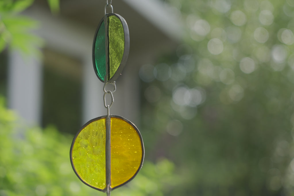 Halfcircle Suncatcher Blue/Green/Yellow/Orange