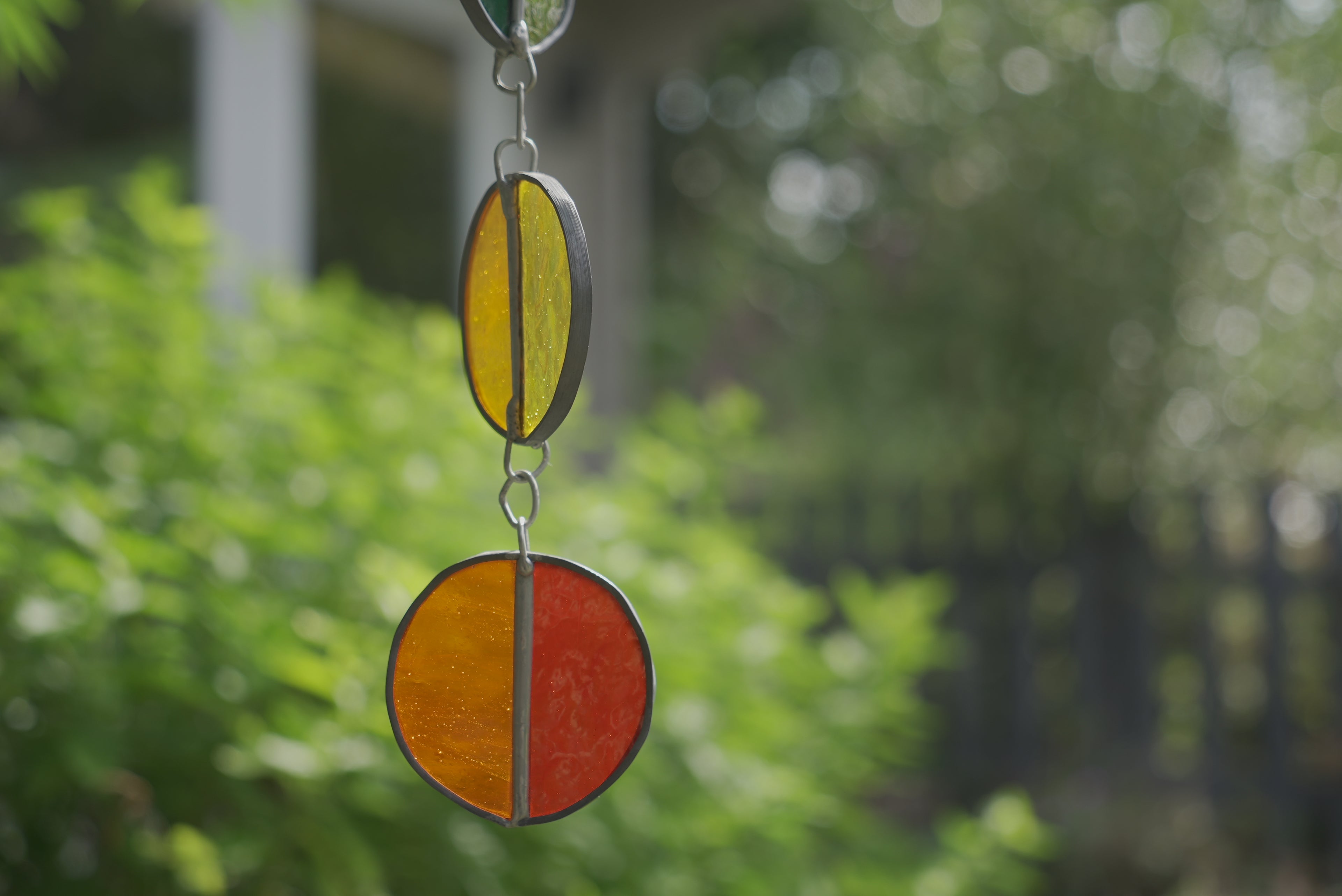 Halfcircle Suncatcher Blue/Green/Yellow/Orange