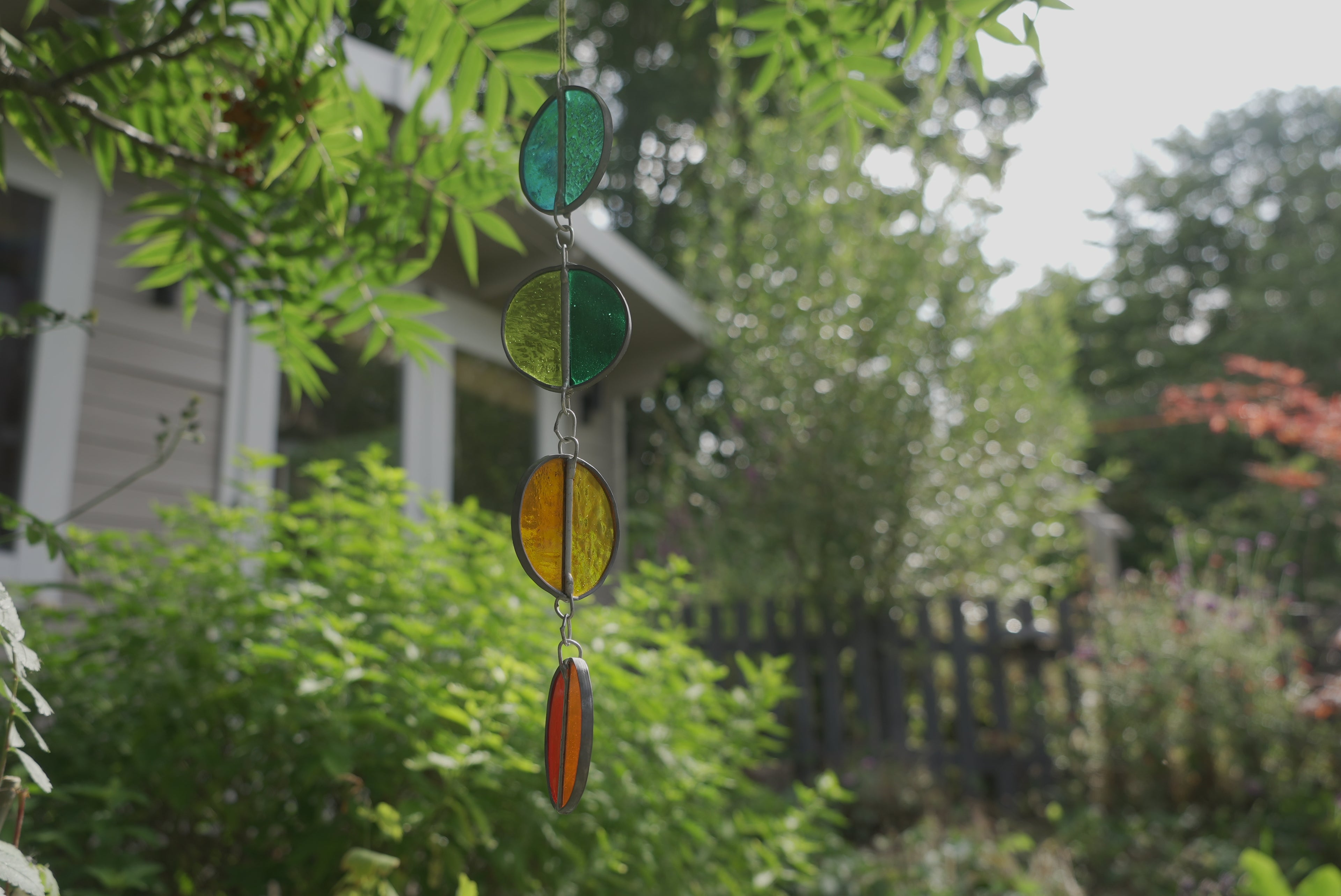 Halfcircle Suncatcher Blue/Green/Yellow/Orange