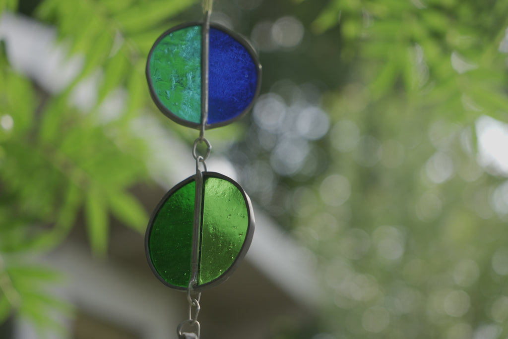 Halfcircle Suncatcher Blue/Green/Yellow/Red/B&W
