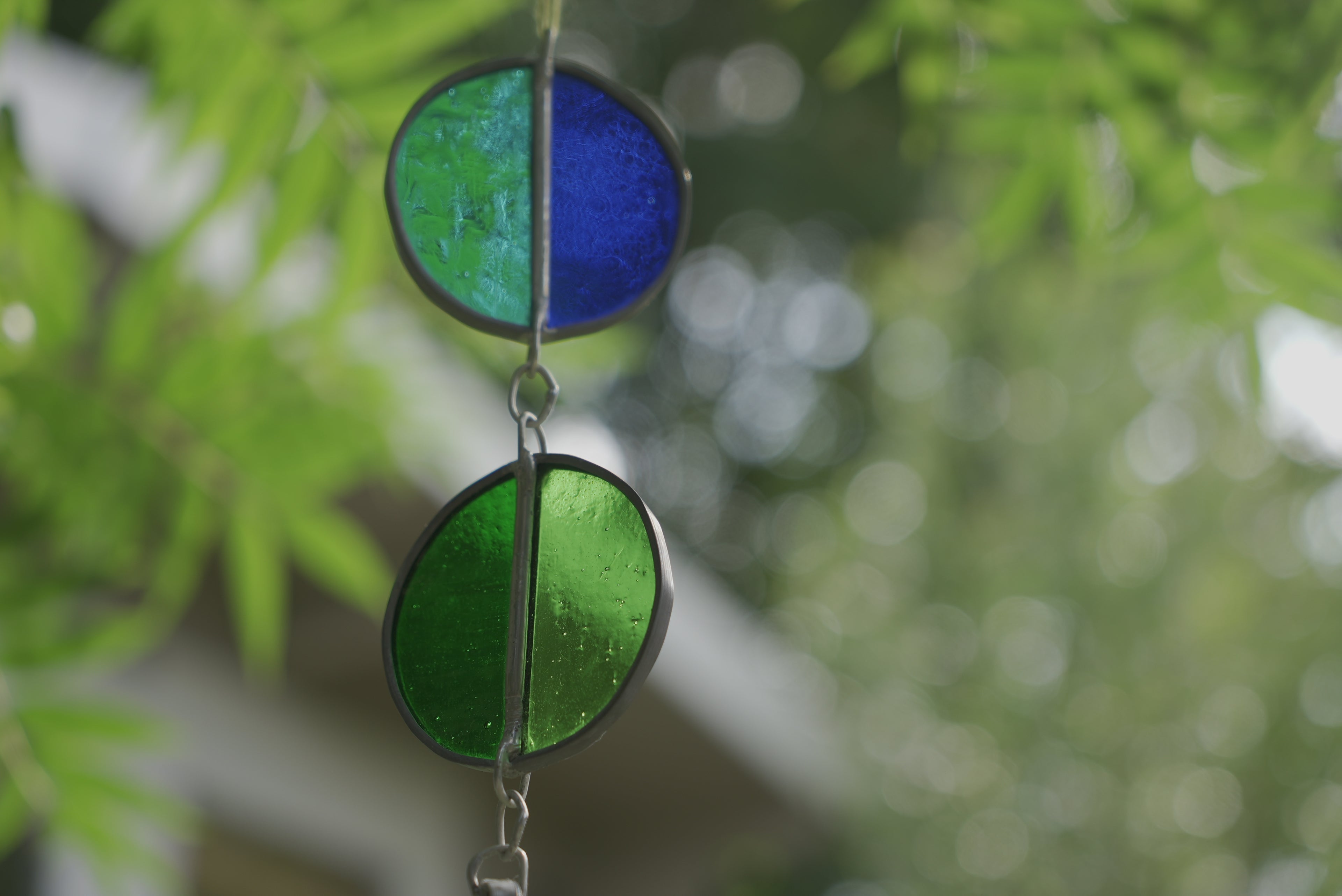 Halfcircle Suncatcher Blue/Green/Yellow/Red/B&W