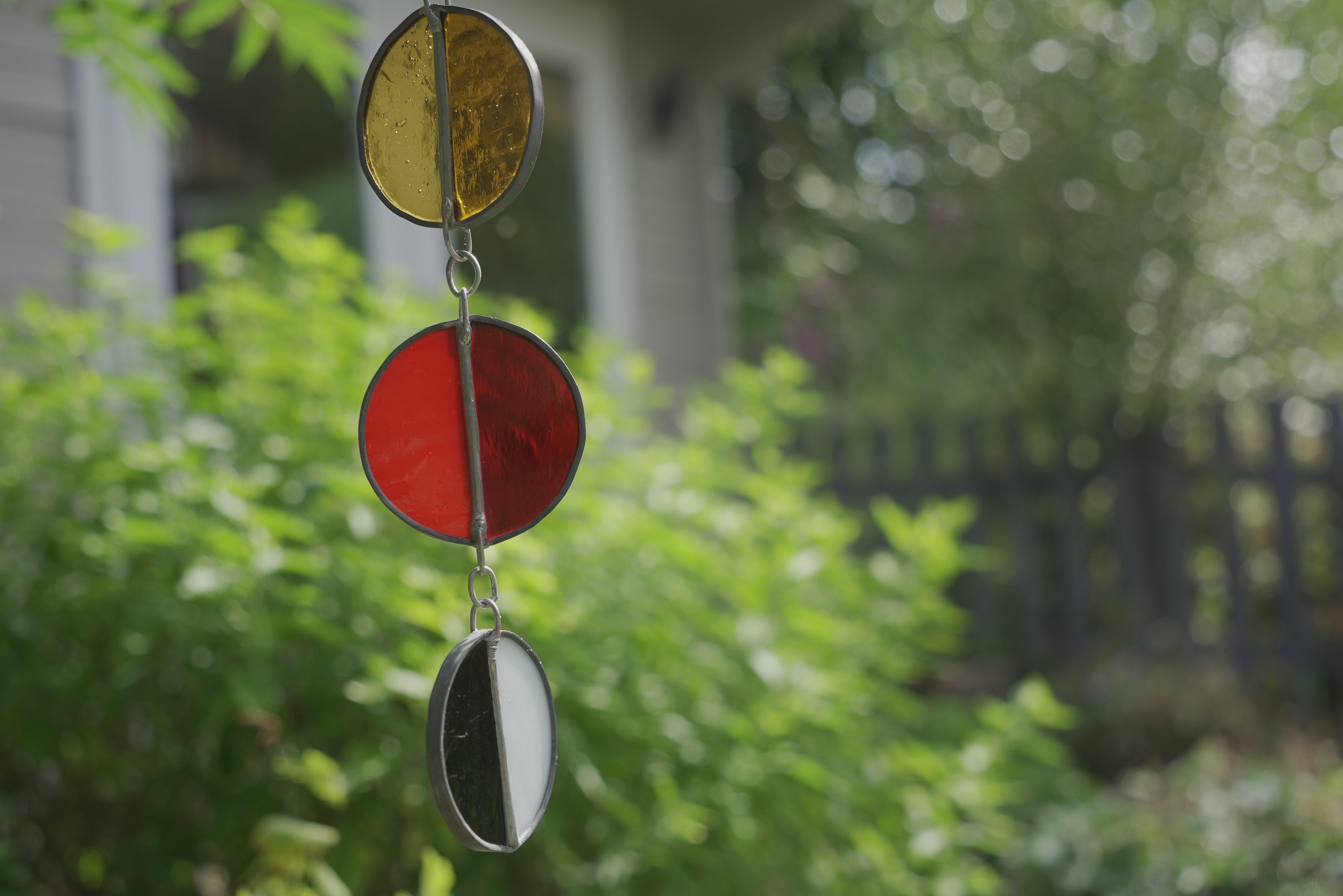 Halfcircle Suncatcher Blue/Green/Yellow/Red/B&W