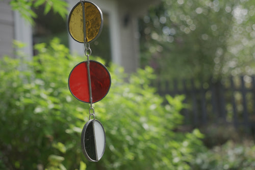 Halfcircle Suncatcher Blue/Green/Yellow/Red/B&W