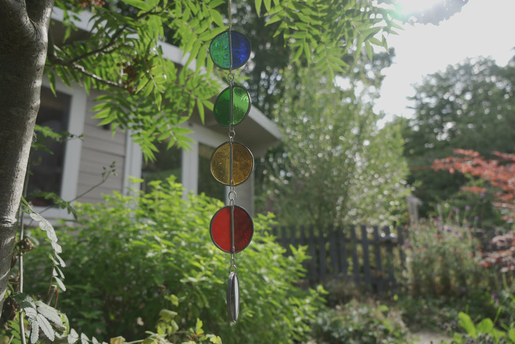Halfcircle Suncatcher Blue/Green/Yellow/Red/B&W
