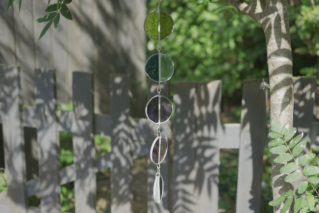 Halfcircle Suncatcher Green/Blue/Purple/Pink/B&W
