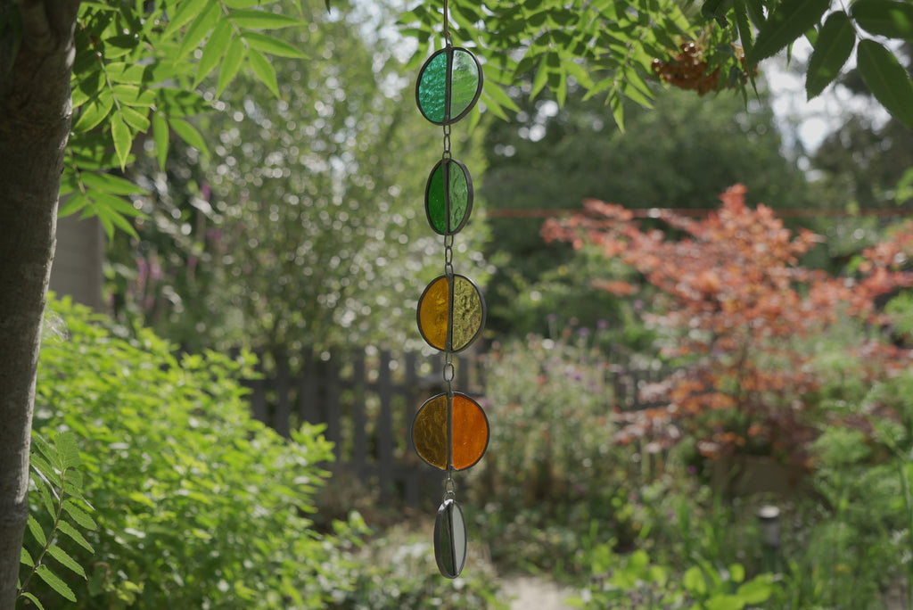 Halfcircle Suncatcher Blue/Green/Yellow/Orange/B&W