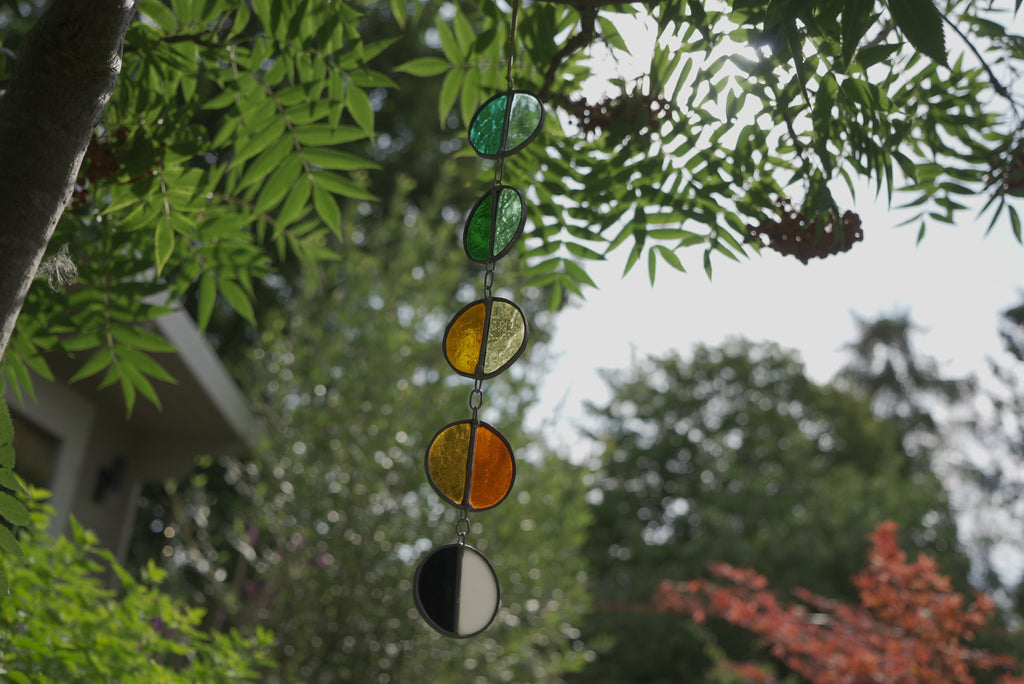 Halfcircle Suncatcher Blue/Green/Yellow/Orange/B&W
