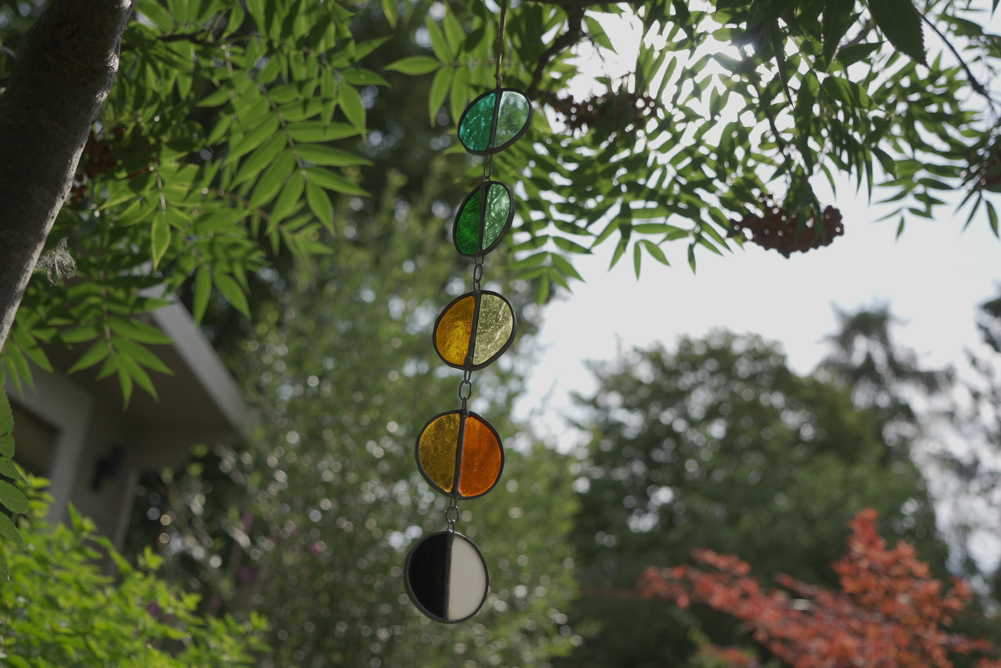 Halfcircle Suncatcher Blue/Green/Yellow/Orange/B&W