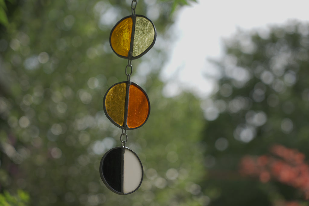 Halfcircle Suncatcher Blue/Green/Yellow/Orange/B&W